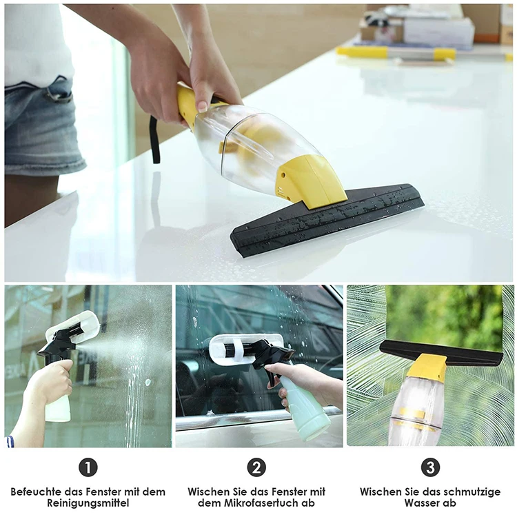 Window Washer Bottle Car Window Cleaner Electric Mop Vacuum Cleaner