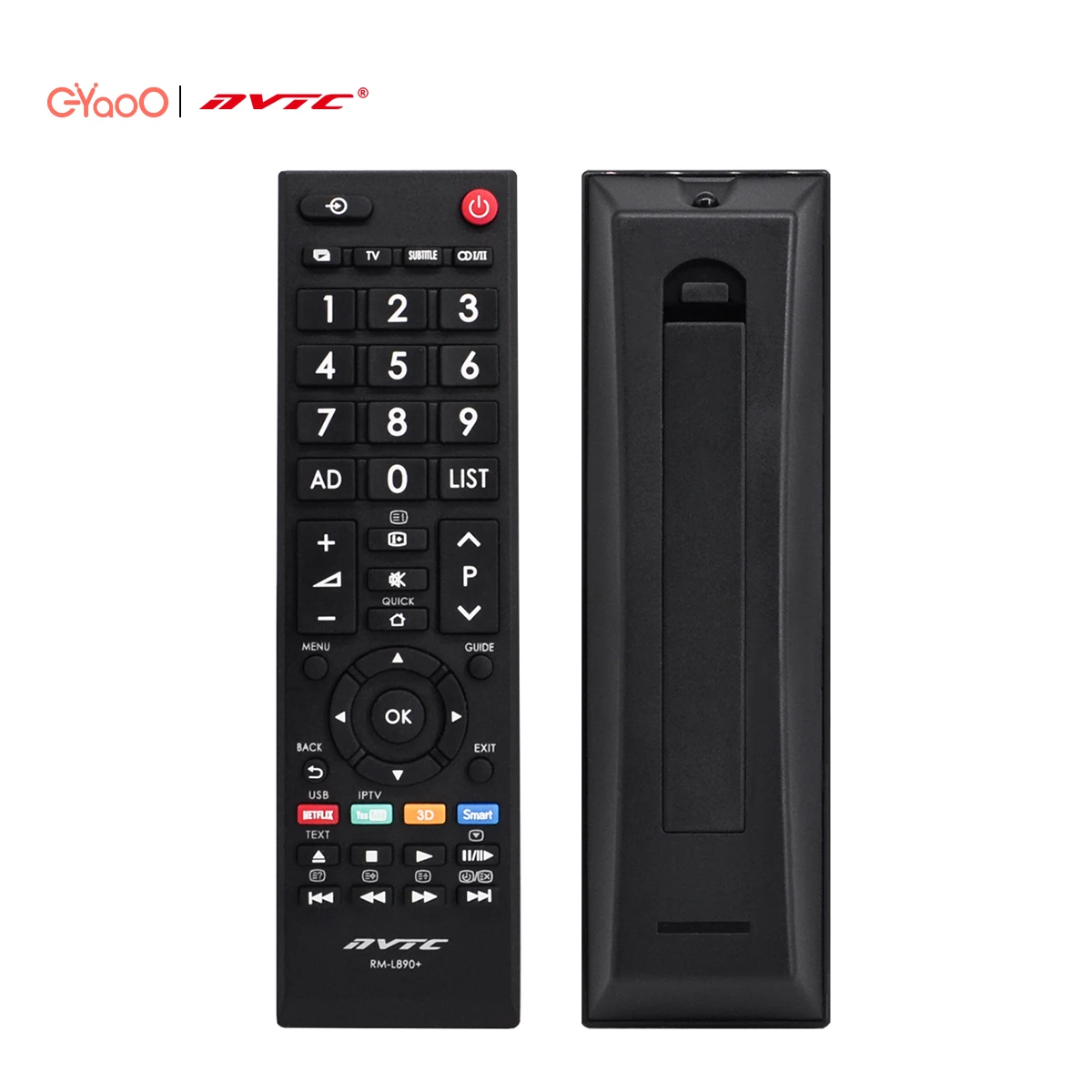 

NVTC RM-L890+ Fixed Code Universal Remote Control For Toshiba Smart TV
