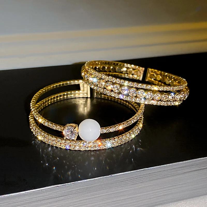 

fashion crystal adjustable tennis bracelet jewelry