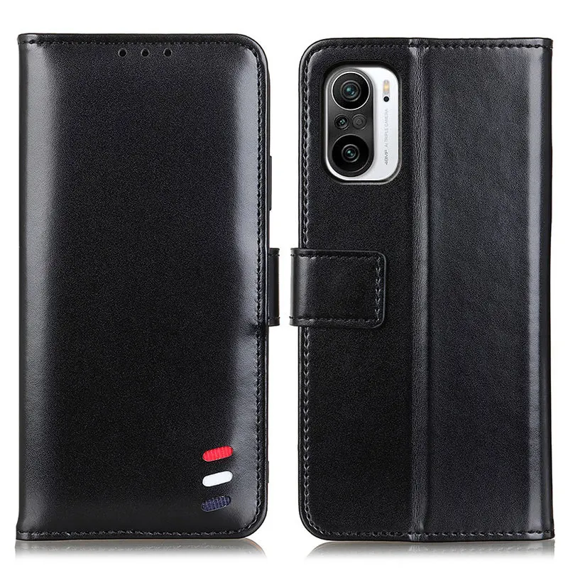 

Pearlescent stripe PU Leather Flip Wallet Case For XIAOMI REDMI K40 /K40 PRO / POCO F3 /MI 11I With Stand Card Slots, As pictures