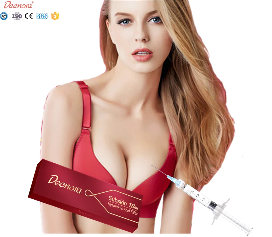 

Deenora 20mg body injection gel subskin derm deep lip breast butt 10ml enhancement hyaluronic acid dermal filler with 0.3% lido