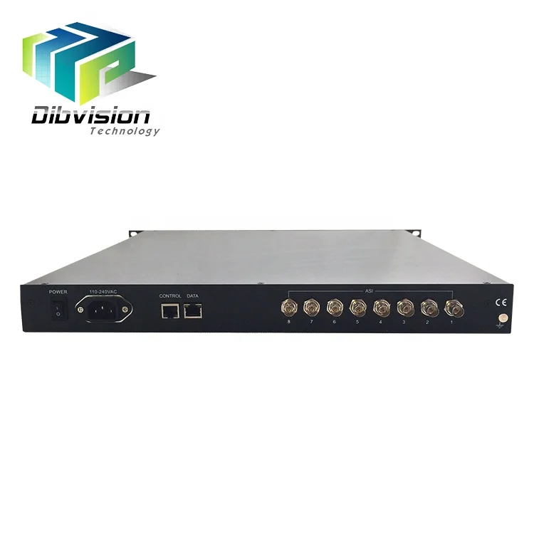 

DCM720 Professional dvb-t and dvb-t2 digital TV multiplexer and video scrambler with 800Mbps GbE IP RJ45 in
