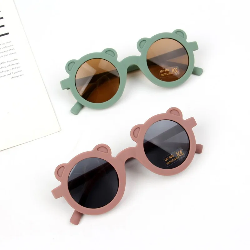 

Children animal sunglasses new boys girls bear sun glasses baby fashion trendy kids cute sunglasses, As the picture shows