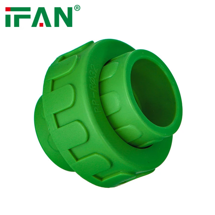 

IFAN Factory 20mm Customized Gray Pipe Fittings High Pressure PPR Union Equal Pipe Fittings