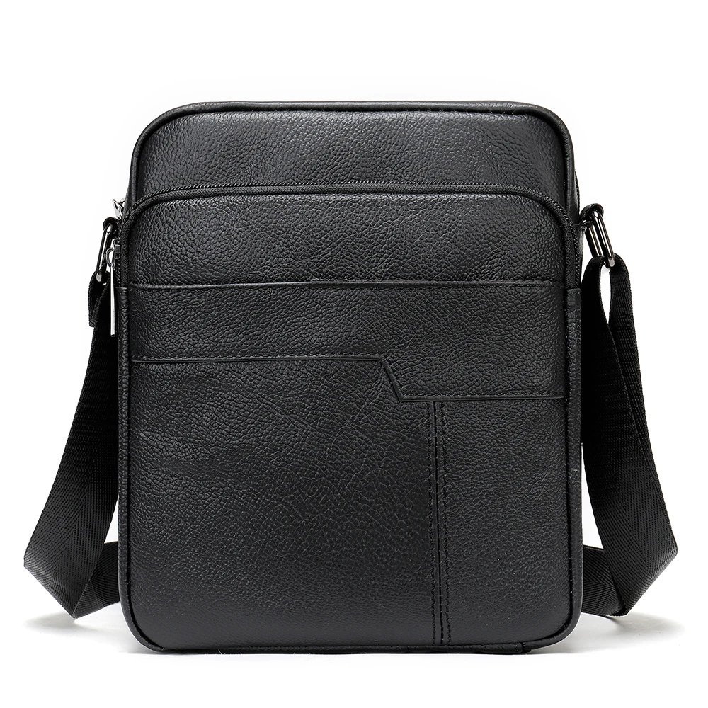 

Mini 7603 wholesale genuine leather mini crossbody man side bag small leather shoulder bag men crossbody