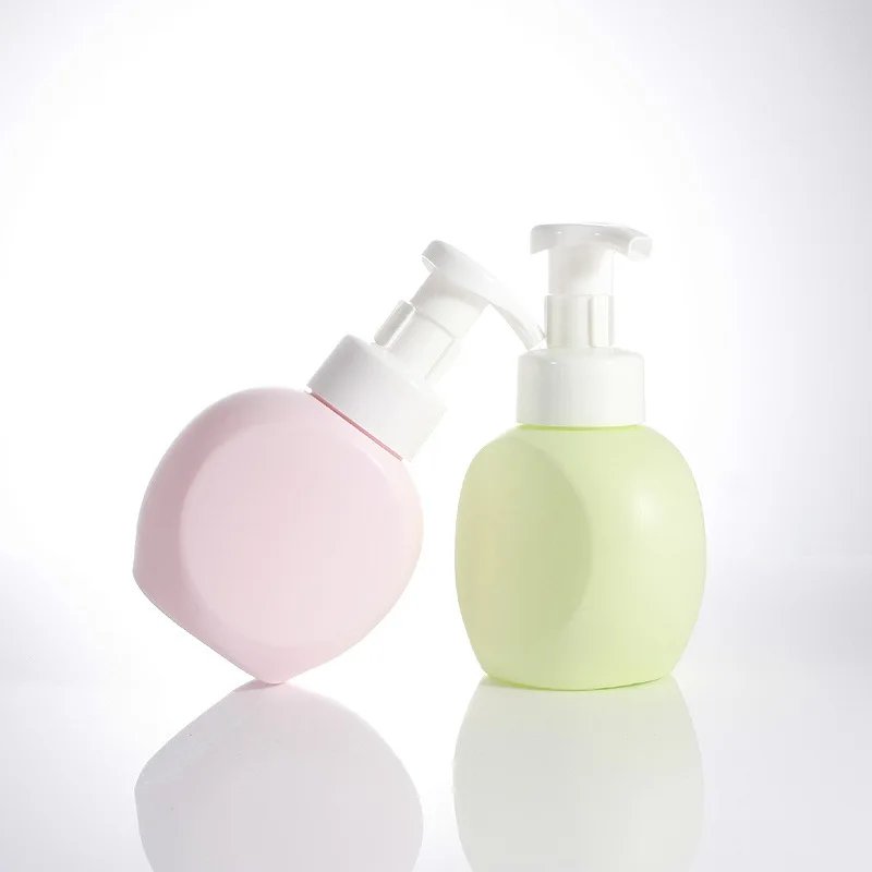 

plastic cosmetic customized packaging bottle with foam pump multicolor