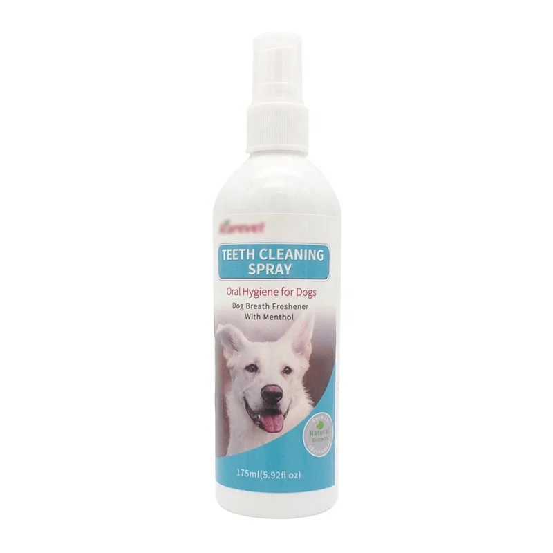 

Teeth Clean Spray for dog and cat Mouth cleaning Freshen Breath Dental Tartar Remover with fluoride Menthol Teeth Clean Spray
