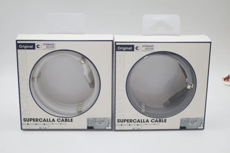 Hot Sell For iphone/ andriod/type c SuperCalla Magnetic Portable Self-Winding USB Charging Data Cable - ANKUX.COM