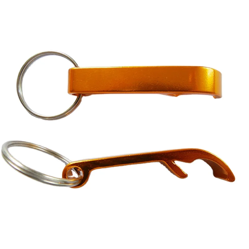 

Cheap Souvenir Stainless Steel Custom Metal 3D Bottle Keychain Beer bottle Opener