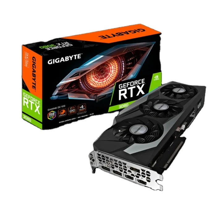 

Cost- effective Graphics Card GIGBYTE GeForce RTX 3080 GAMING OC 10G Video Card Mining GPU RTX3080 For desktop mining