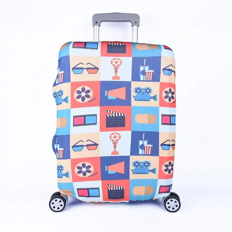 Custom logo suitcase  travel luggage cover protector with new design
