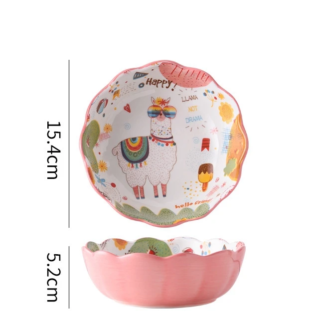 

Hot Selling  Christmas Lace Bowl Big Ceremic Fancy Bowls Ceramics