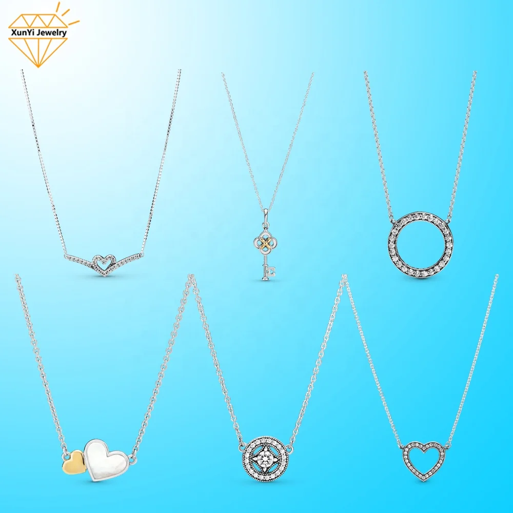 

2021 Recommend new 925 sterling silver necklace for women TRENDY STYLE