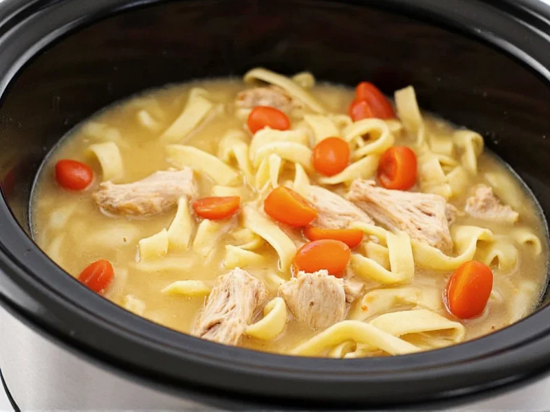 Perfect Crock Pot Chicken Noodle Soup Recipe - Ready in 6 Hours