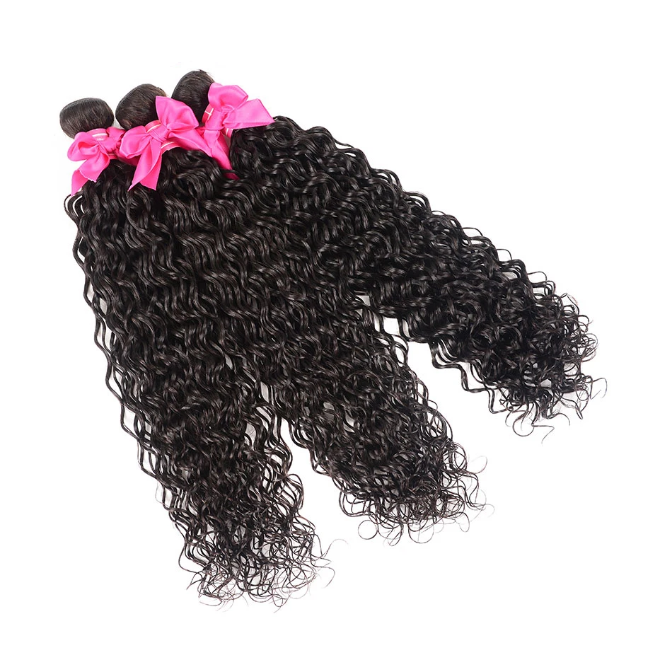 

water wave bundles with closure water wave freetress hair water wave full lace wigs vendor