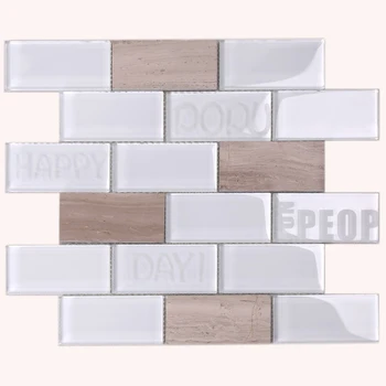Simple Style Design Super White Beveled Square Marble Stone Gl Super White Beveled Square Marble Stone