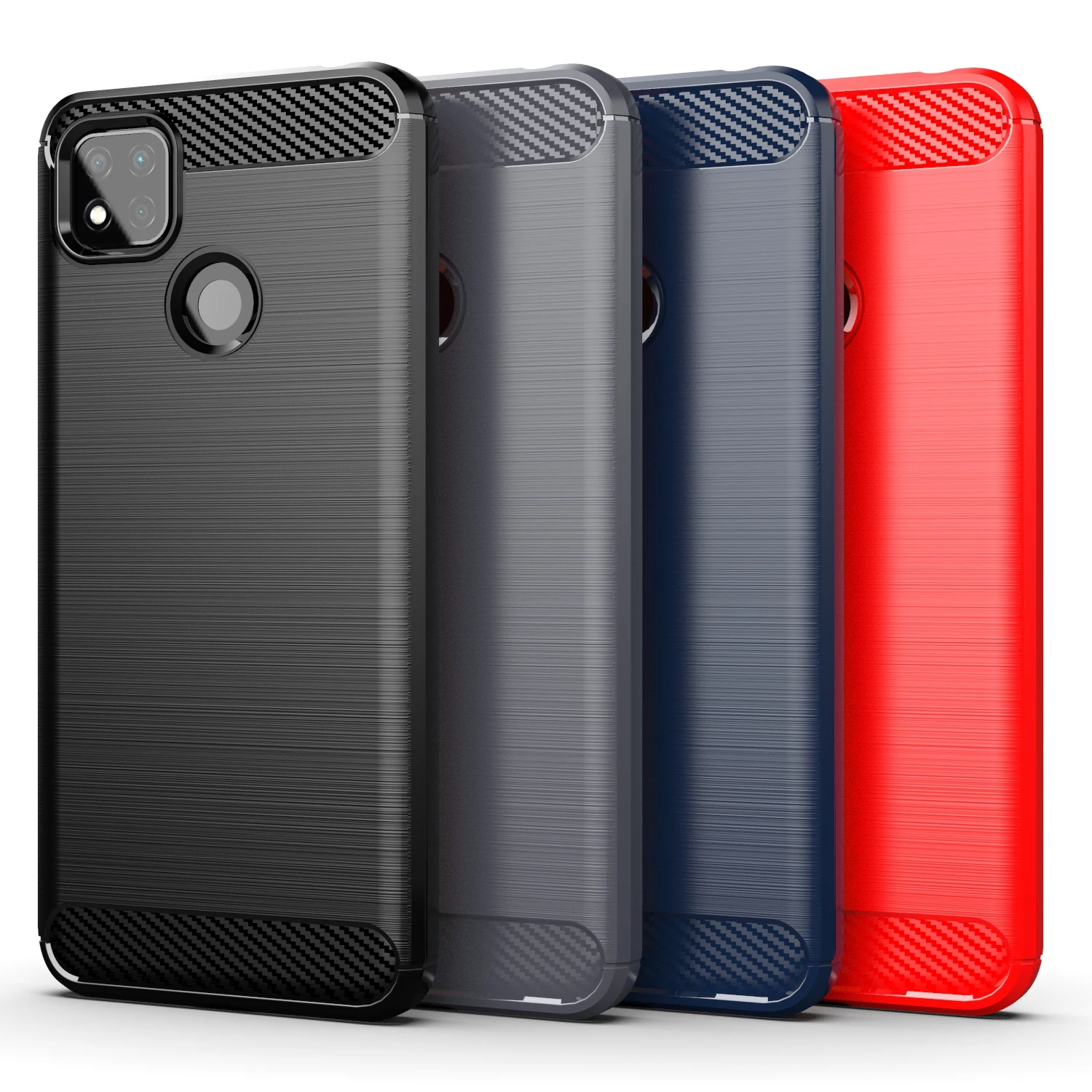 

phone case cover for redmi 9C Shockproof soft tpu back cover for redmi 9C case, 4 colors