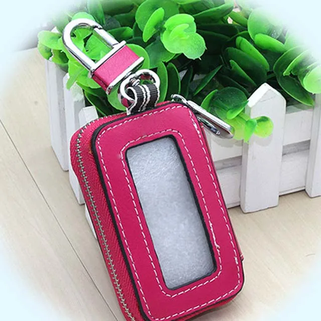 

Ready To Ship Genuine Leather Protective Case For Car Keys, 8 colors