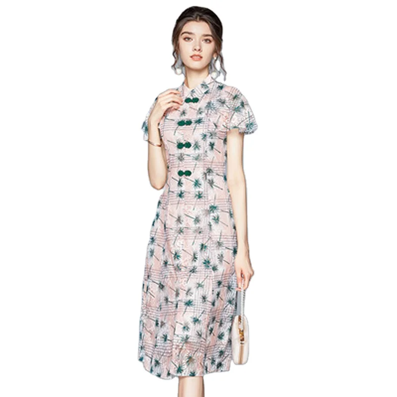 

New Design Loose Print Woman'S Clothing Fashion, Clothing Made In China Indian Woman'S Fashionable Traditional Dresses, Customized color