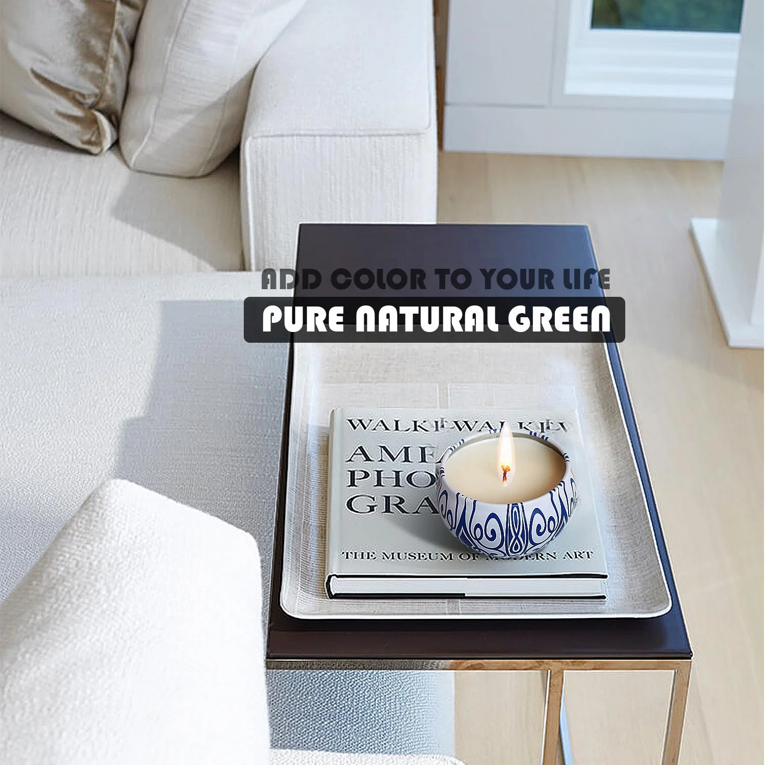 
2.5 oz 16pcs pack soy wax scented tin candles 