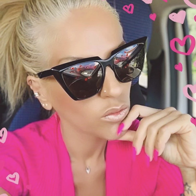 

Eco Friendly Vintage Cat Eye Sun Glasses Retro Trendy Designer Shades 2021 Women Sunglasses, As pictures or customized color