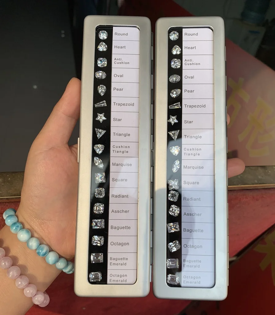 

Fancy cut white grade loose cz gems stones cubic zirconia