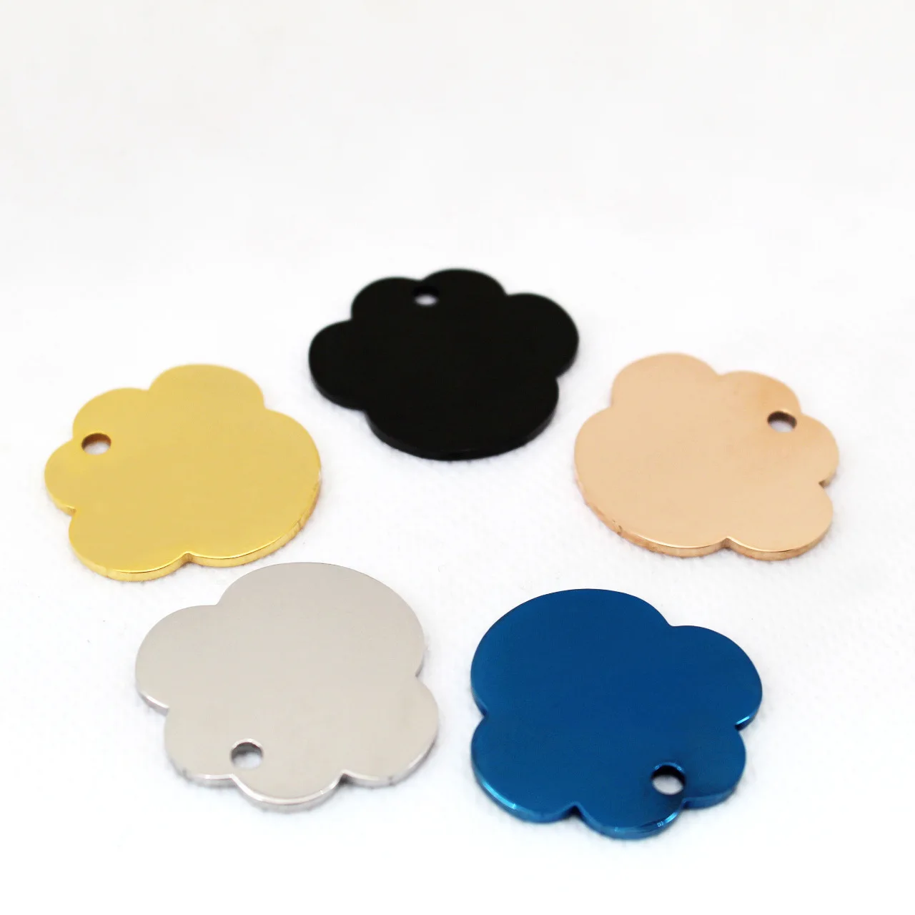 

Stainless Steel Dog card titanium steel pendant metal custom pet card