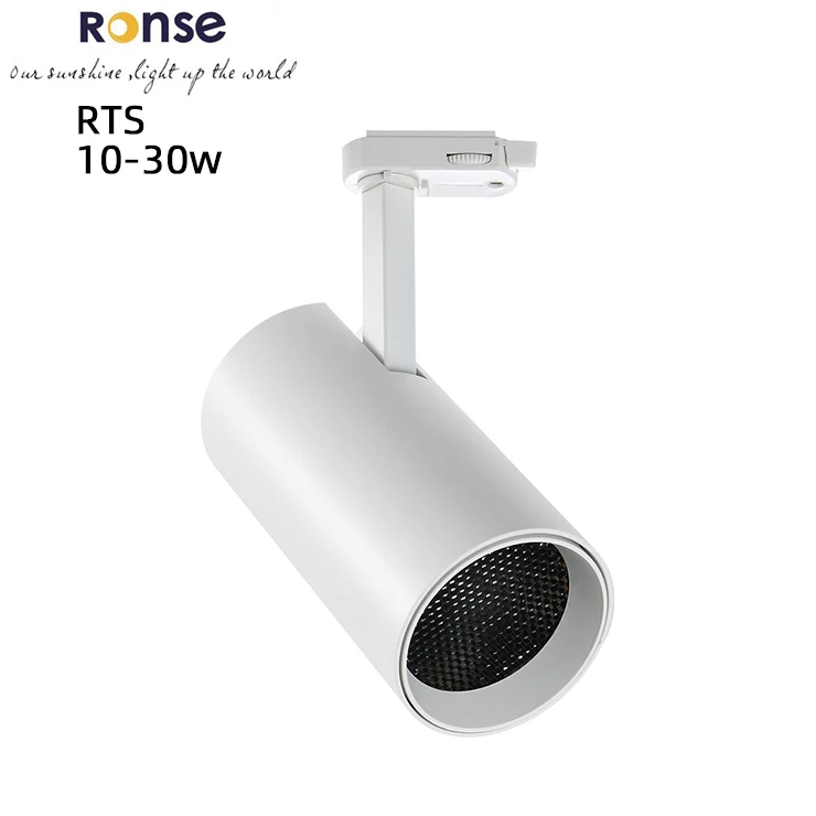 

RONSE Ready To Ship Fast 30w 20w 10w Spot Track Rail Dali Casambi Track Driver Architectural Down Lighting Focus Light Track Led