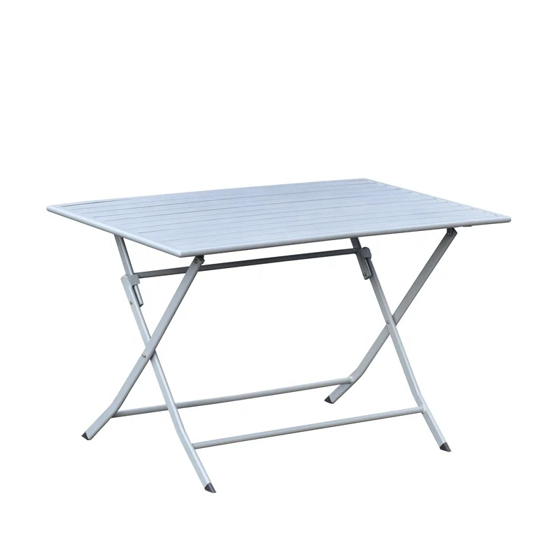 
Hot Sale Waterproof UV-Protection Foldable Aluminium Outdoor Furniture Garden Dining Set 