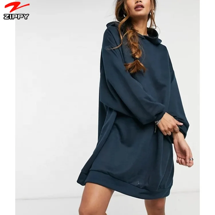 

Wholesale Clothing Oversized Casual loose Women Hoodie Dress hoodies girl, Customized color