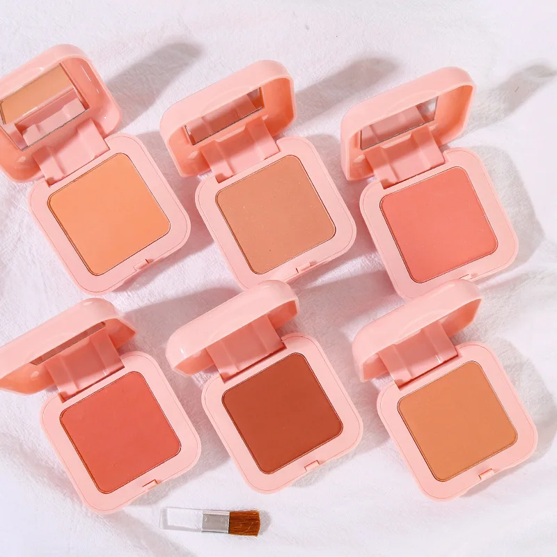 

Candy Style 6-Color Monochrome Blush Vitality Peach Orange Natural Nude Makeup Waterproof Long Lasting Brightening Skin cosmetic