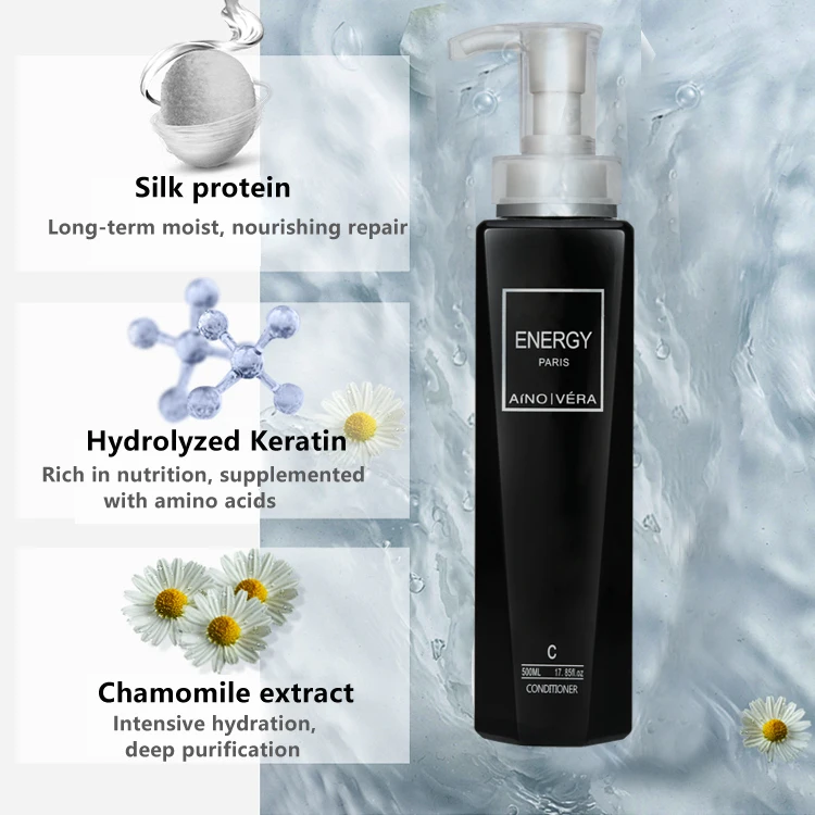 Hot Selling Natural Deep Moisturizing Elastin Hair Conditioner Without