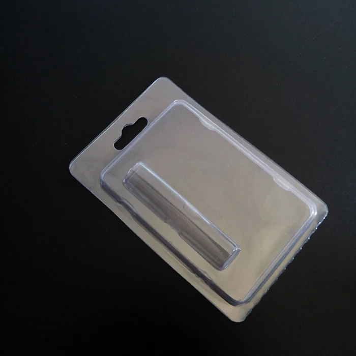 5毫升 1毫升定制便宜塑料翻盖 vape 笔墨盒吸塑包装与纸卡插入