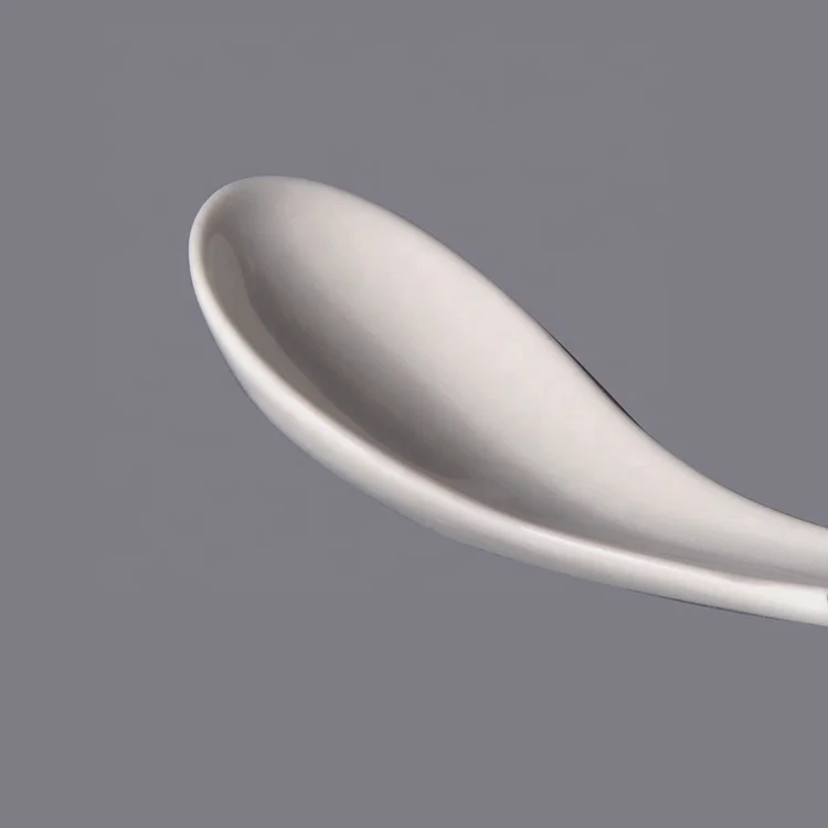 ceramic soup serving spoon