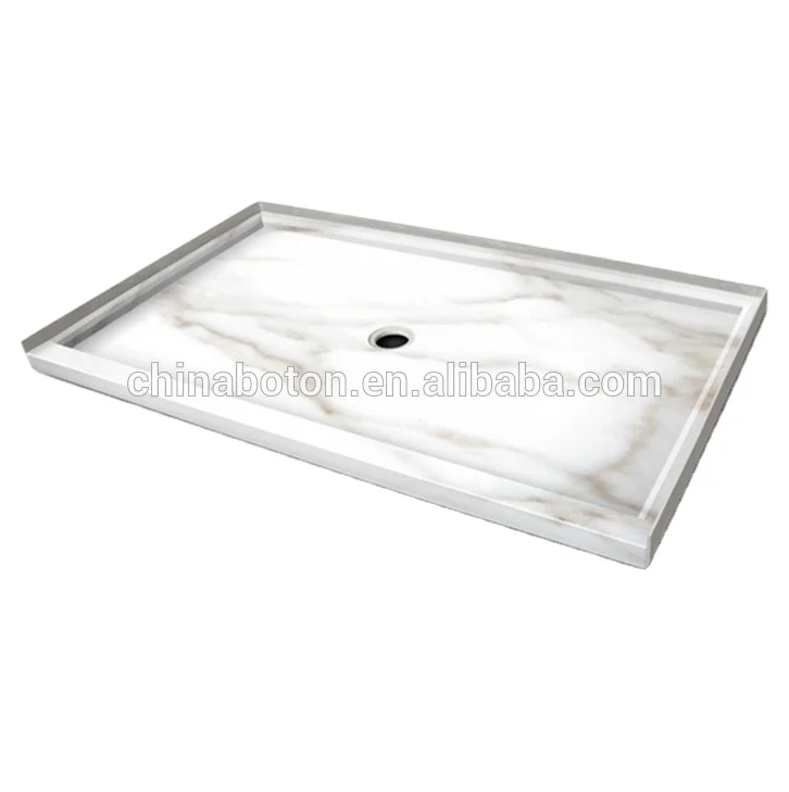 Glossy Stone Resin Australia Shower Bases And Artificial Shower Trays Buy Stone Shower Base
