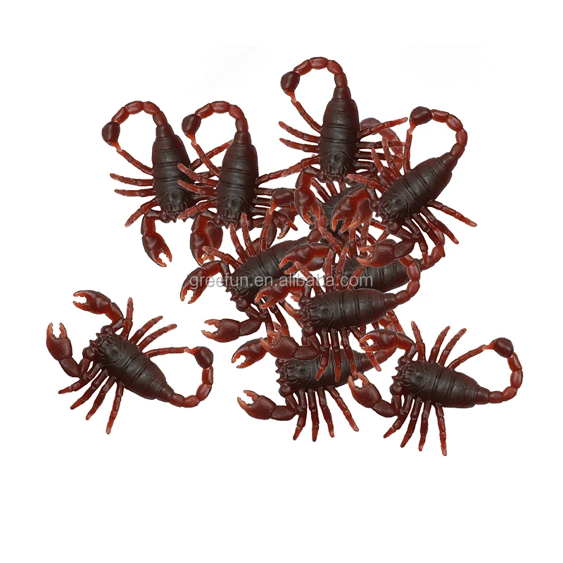 cebos de pesca falsos de goma elásticos Tomaibaby 10 gusanos de lluvia falsos de plástico juguete realista