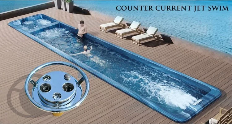 Pikes Pk2000 Swimming Pool Equipment Water Swim Jet System Stainless Steel Endless Pool Counter