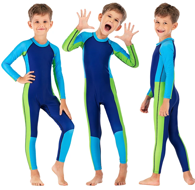 Children full swimsuit manufacturer kids one piece swimsuit wet suit for kids