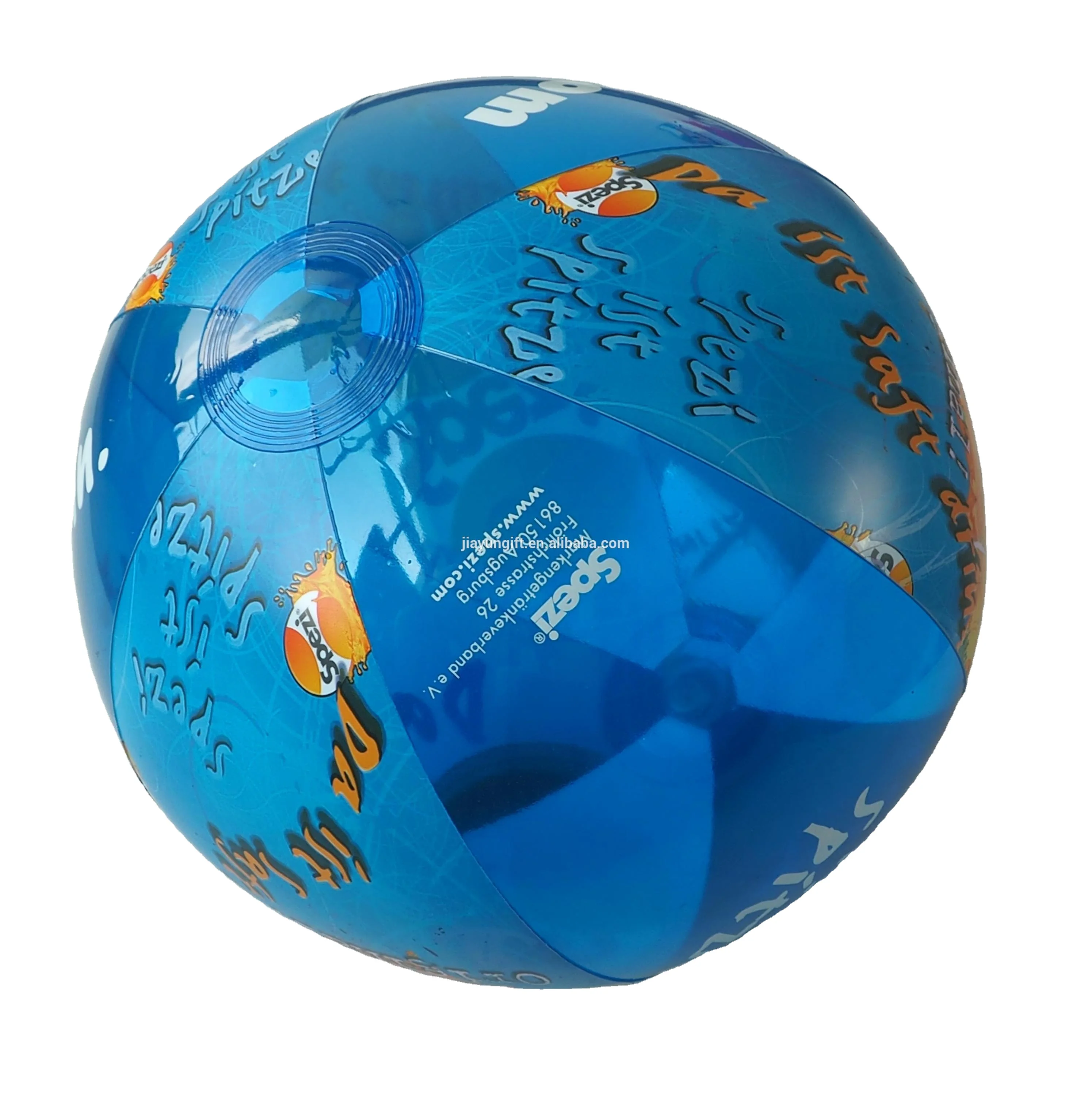 
inflatable ball by CMYK offset printing 