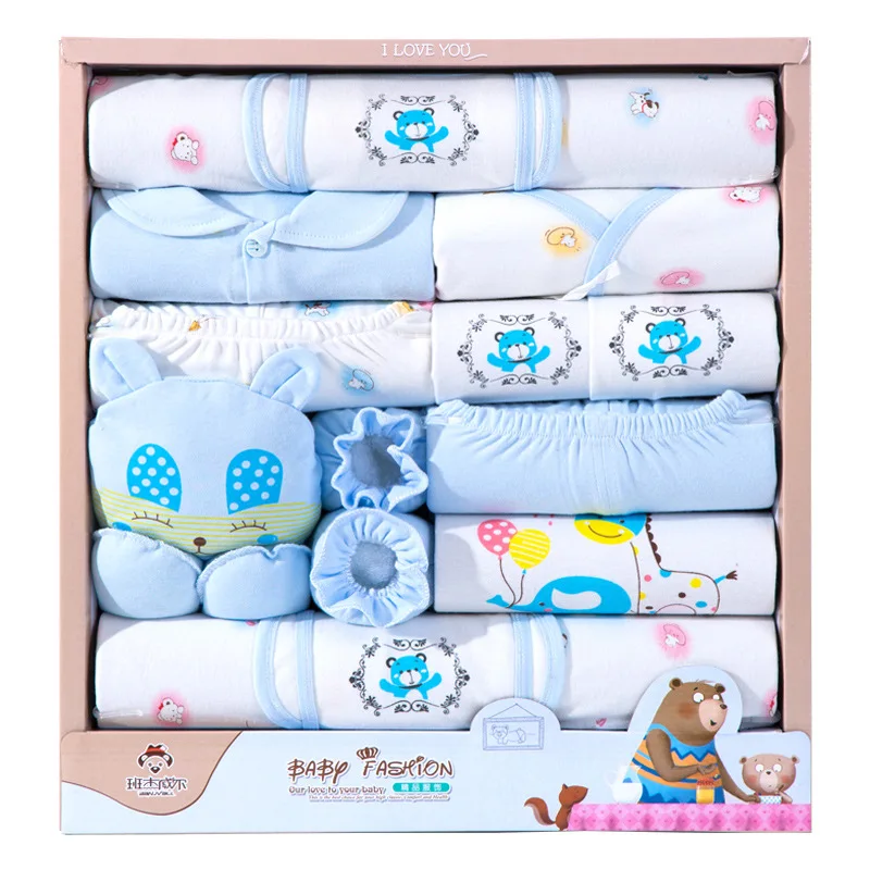 

Newborn Boys Girls Infant Toddler Baby Cotton Clothes Tops Hat Pants Sleepwear Suit Outfit Gift Sets Bodysuit Onesie, Picture shows