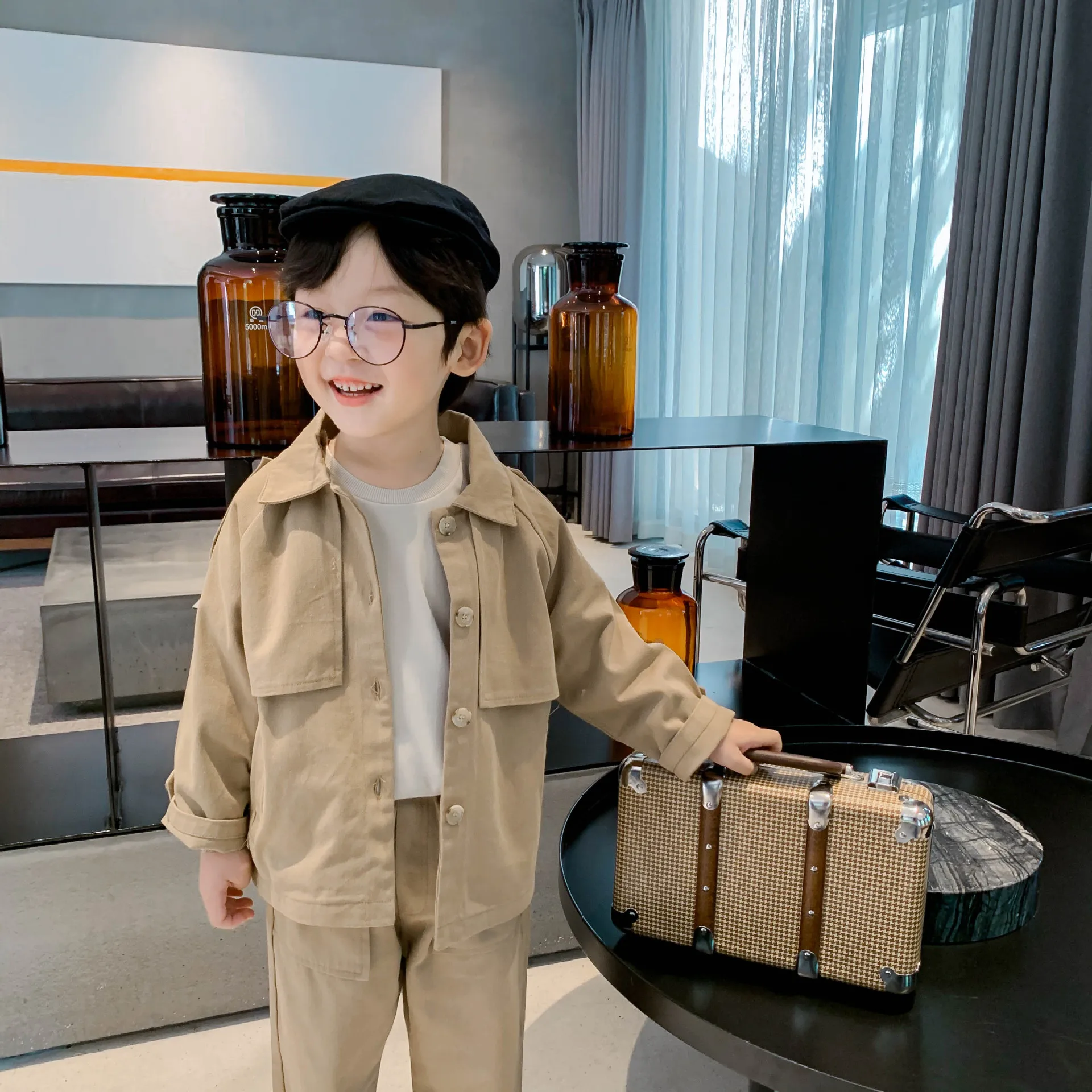 

2021 Boys Girls clothes Clothing Tops Kids children's Windbreakers Spring Autumn clothes