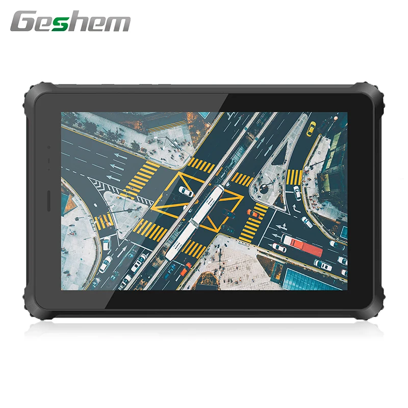 

OEM ODM 10 Inch Rugged Android Tablet PC FHD with NFC RFID Reader 4G RAM 64G ROM 13MP Camera, Black