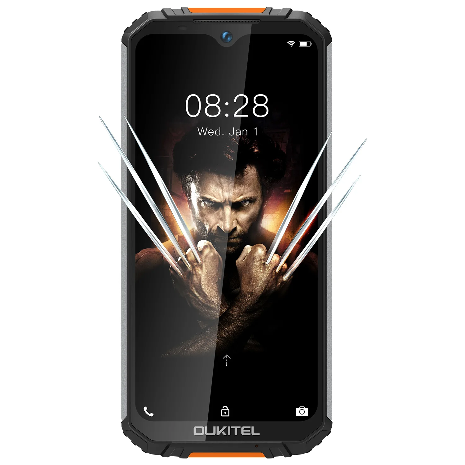 

High Quality Unlocked OUKITEL WP6 6GB+128GB Rugged Smartphone 4G Android 10000mah 6.3inch Waterproof mobile oukitel cellphone, Balck