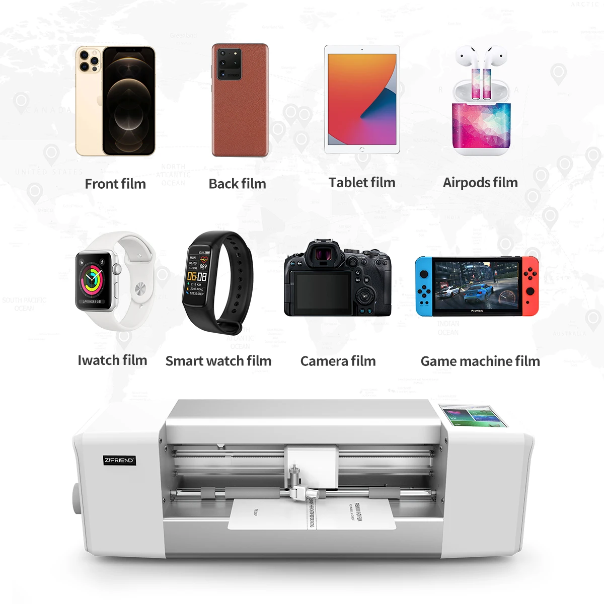 

OEM Fully Automatic Mobile Phone Screen Protector Tpu Hydrogel Film Cutting Machine Intelligent Film Cutting Machine