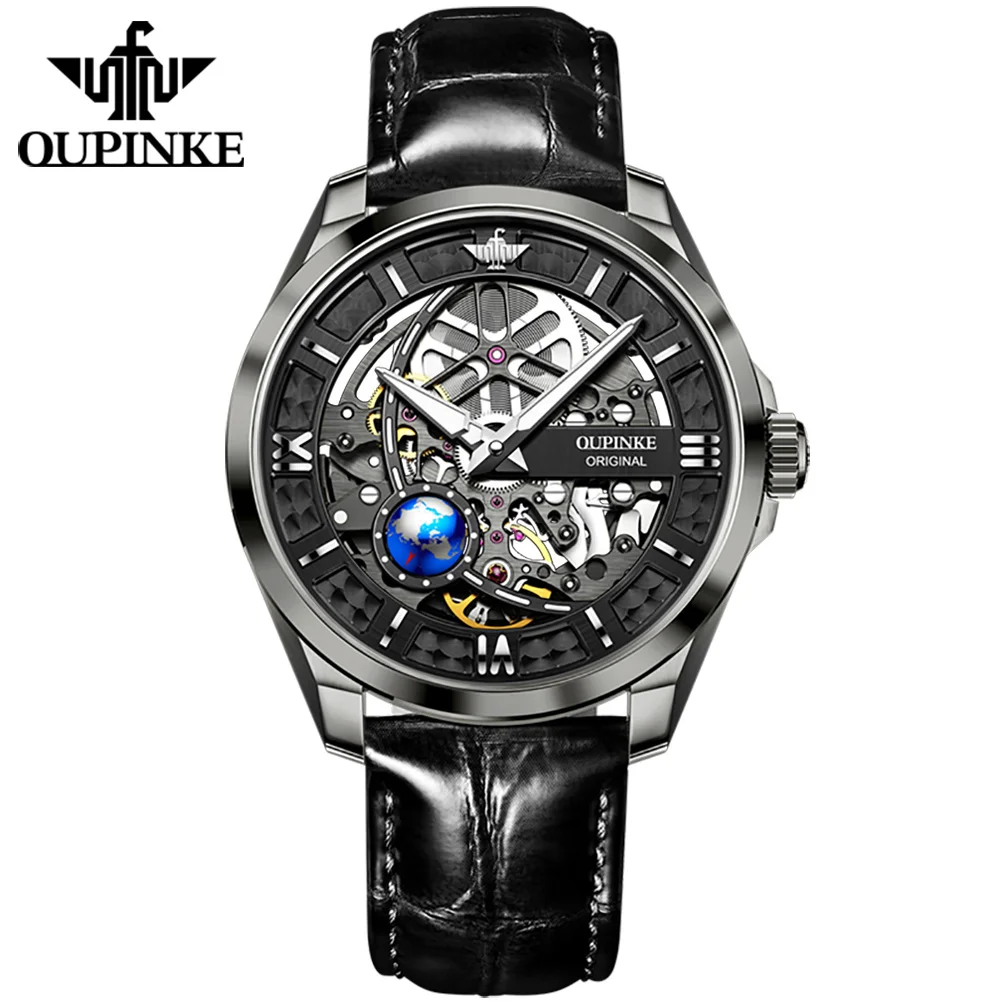 

Oupinke3268 Automatic Mechanical Fashion Movement Watch Waterproof Casual Sport luxury Men Classic Business men Wristwatch