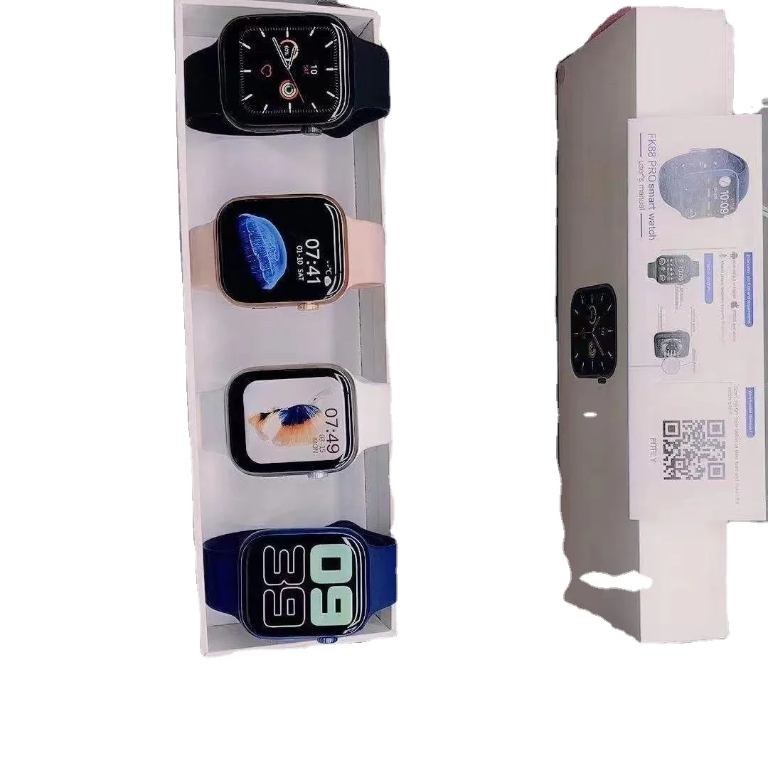

2021 Dropshipping NEW FK88 pro SmartWatch Men Women Series 6 smart watch 1.78 inch Full Screen BT Call Encoder Button Heart Rate