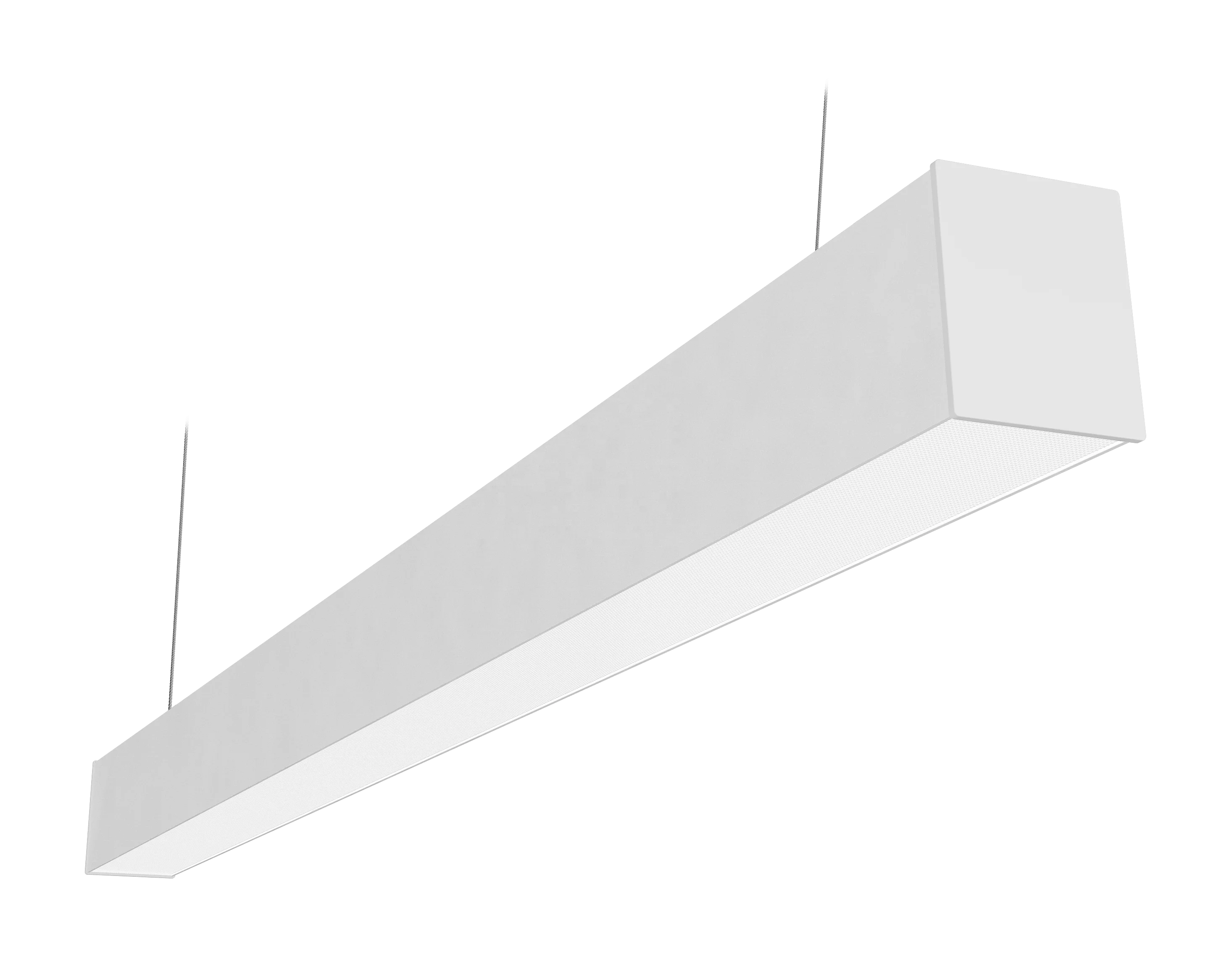 Sundopt 31W 25W 1500mm No screw LED linear light solution anti-glare with microprism for airport office