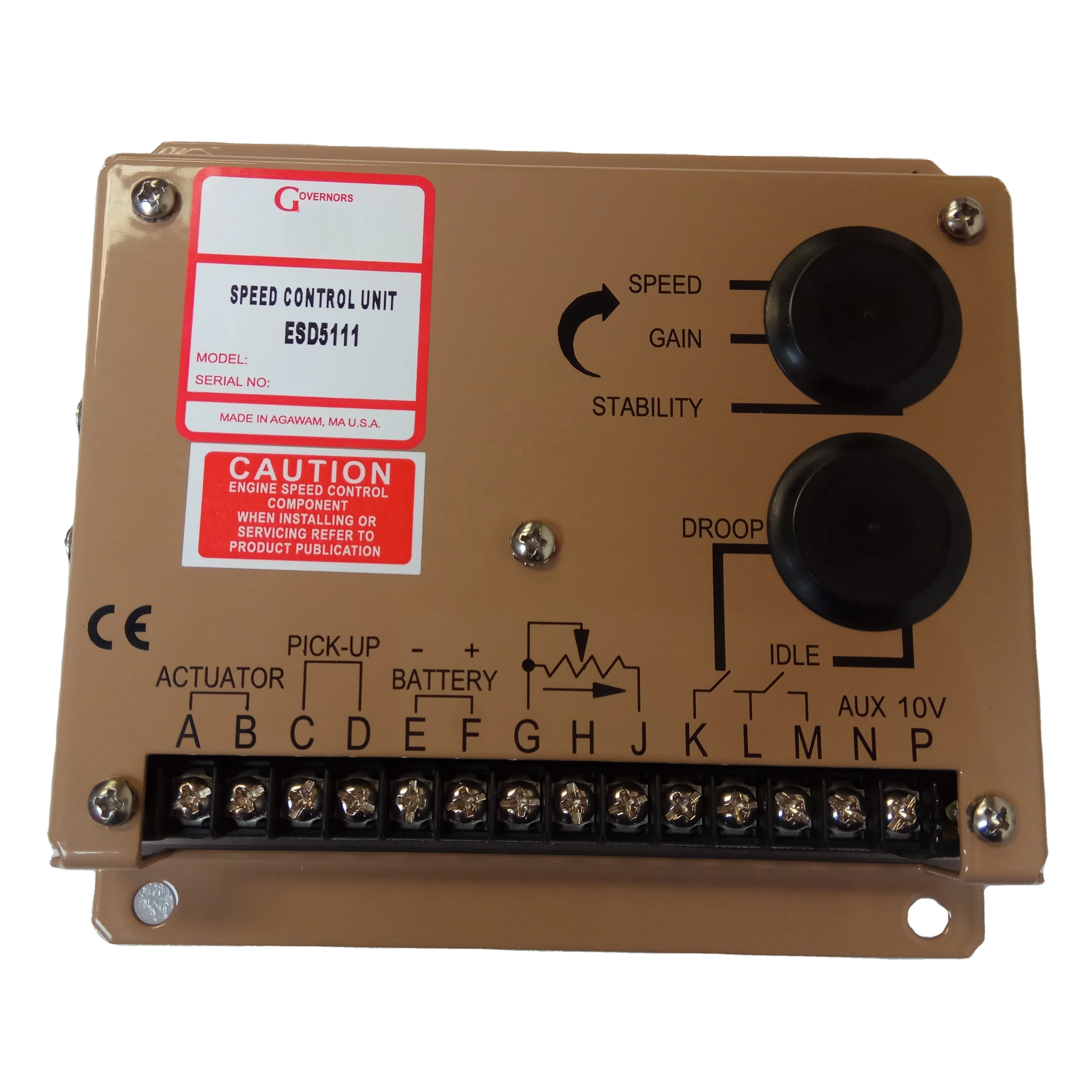 Generator Genst Electronic Speed Control Unit Speed Governor Controller Esd5111 Esd5520 Esd5330 8869