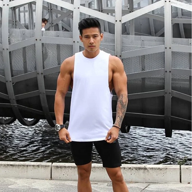 

oem custom tank top gym men wholesale sports vest