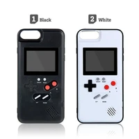 

Gameboy Soft Phone Case Cover For iPhone X XR XS Max For iPhone 6 7 8 Plus Color Display 36 Classic Game Console Silicone Cover